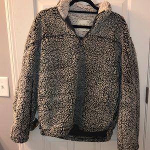 Fuzzy Sherpa Quarter Zip